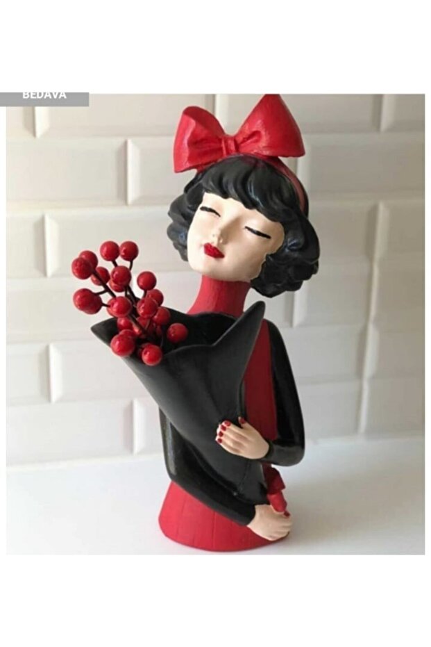 Çiçekli Kız Dekor - 1