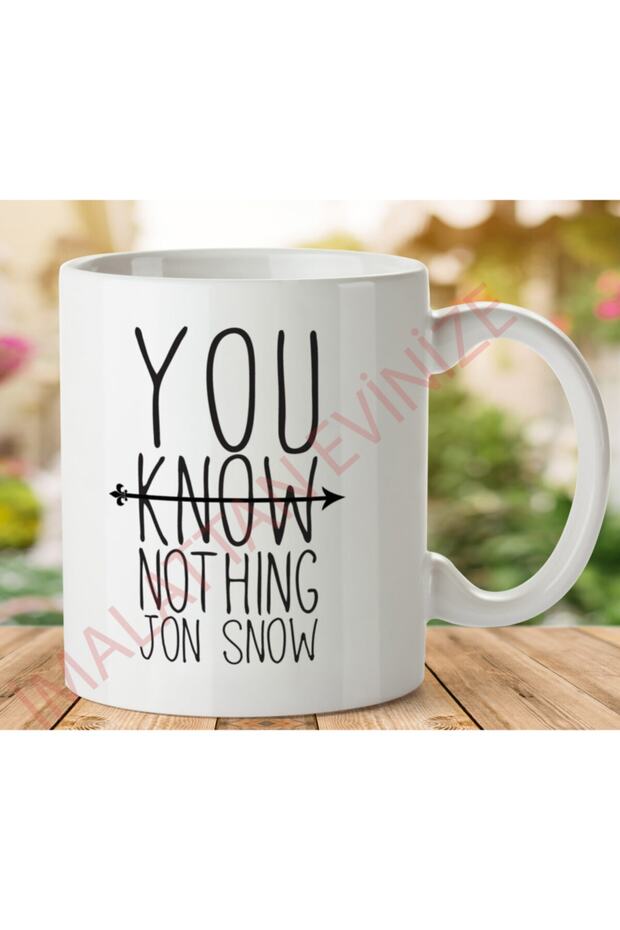 You Know Nothing Jon Snow Two Sided Printed Mug