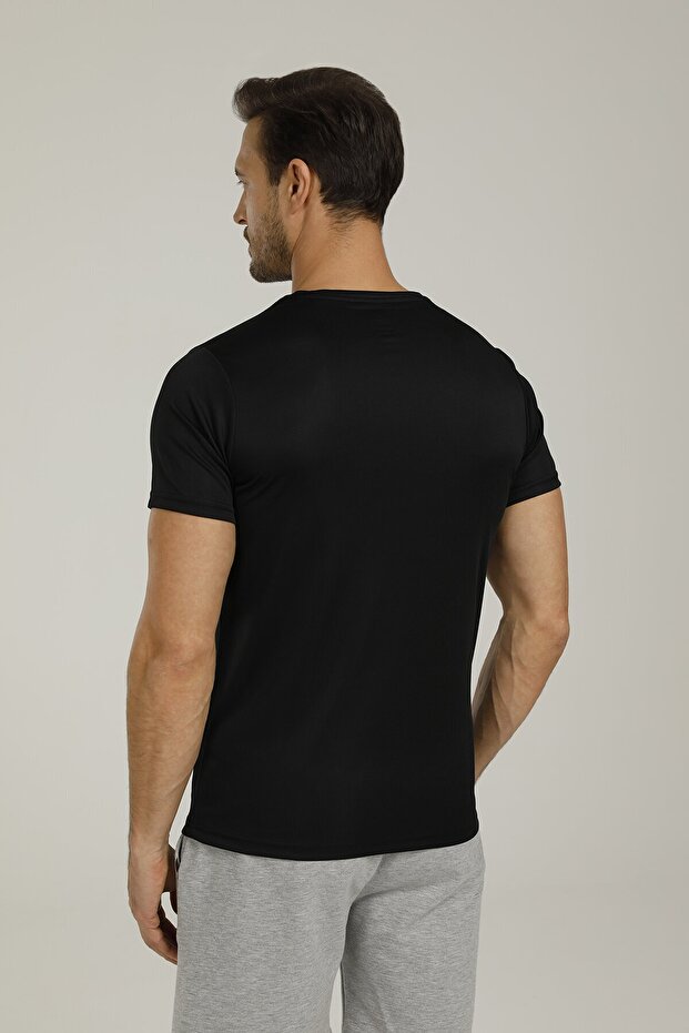 Sn220 Basic C Neck T-shirt Siyah. - 2