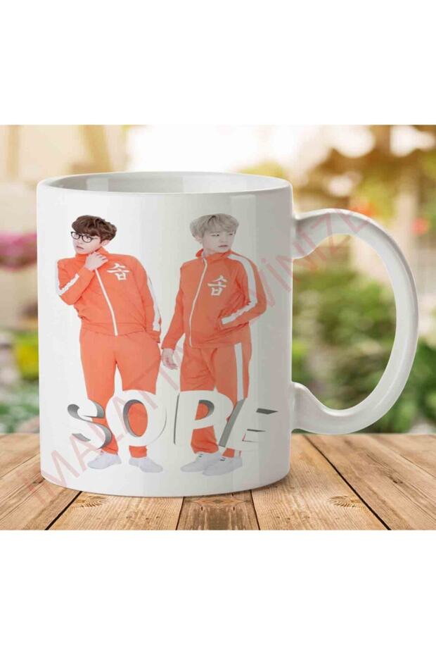 كوب Bts Sope مطبوع على الجانبين