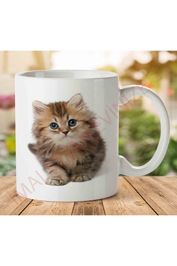 Cat Kitten Two Sided Printed Mug