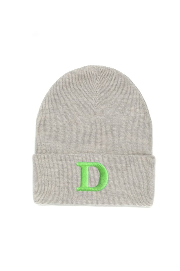 Neon D Embroidered Double Layer Luxury Beret