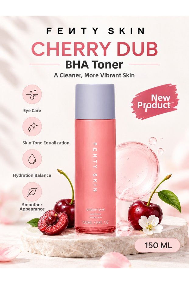 Cherry Dub BHA Toner 150 ml - Pore-Cleansing and Skin-Renewing Toner with BHA