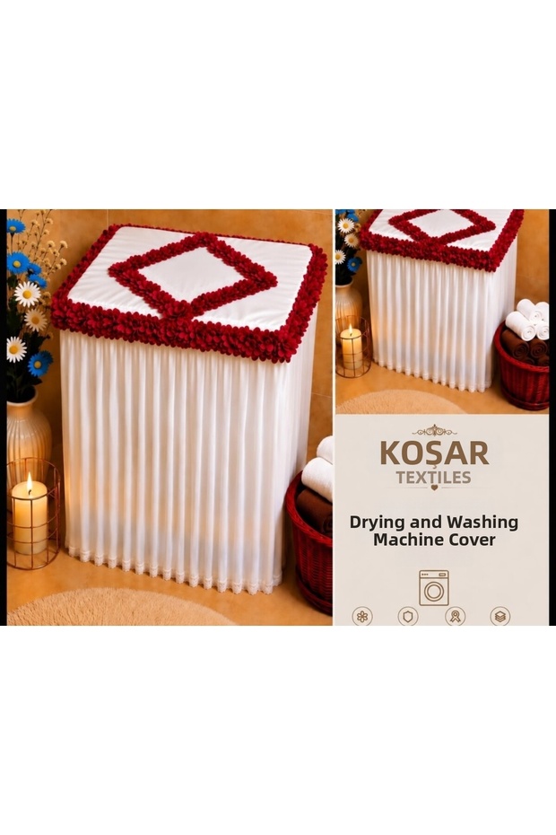 غطاء الغسالة والمجفف