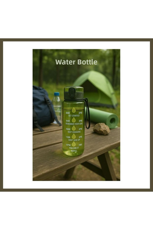 Water Bottle & Sports Water Bottle, Green, 1000 ml, BX