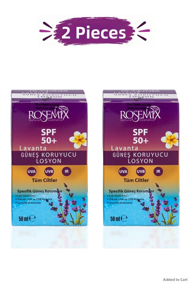 Spt-Gld - Lavender Oil Sunscreen Lotion +50 Spf - Set of 2 (214401)