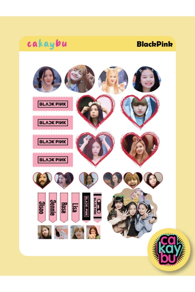 Black Pink Sticker