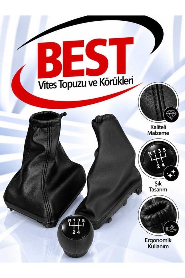 Opel vectra a / astra f gear shift lever boot and gear shift knob set