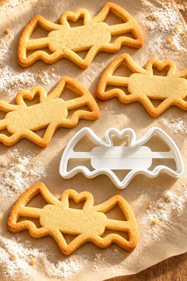 Halloween Halloween Themed Bat Shaped Cookie Mold
