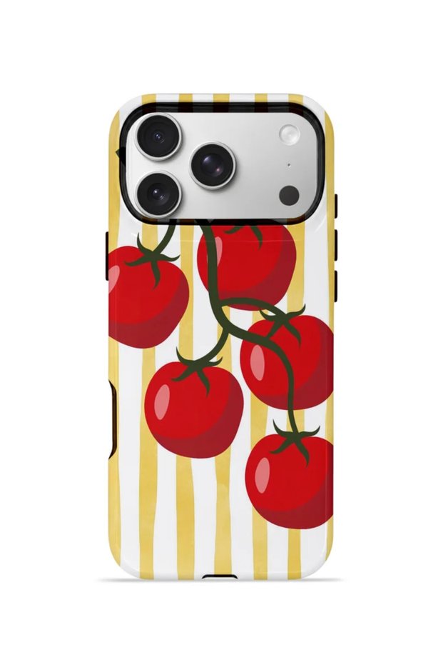 iPhone 17 Pro Vorian MagSafe Double-Layered Case - Tomato Market Stripe