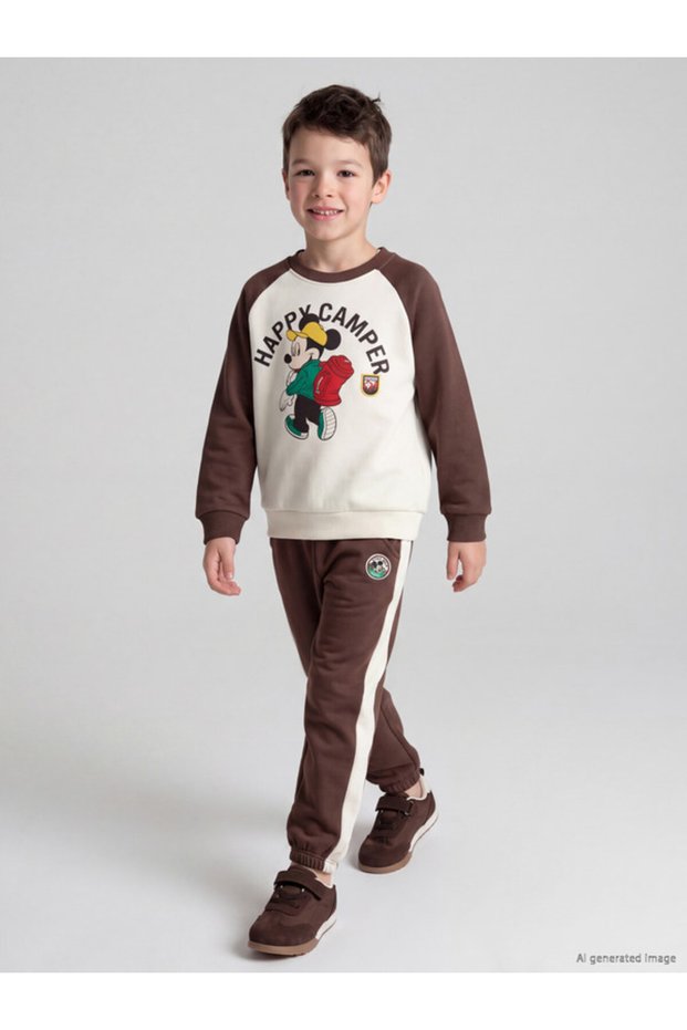 Timeless Clothing & Timeless Choices Color Block Mickey Mouse Printed Boys' Set