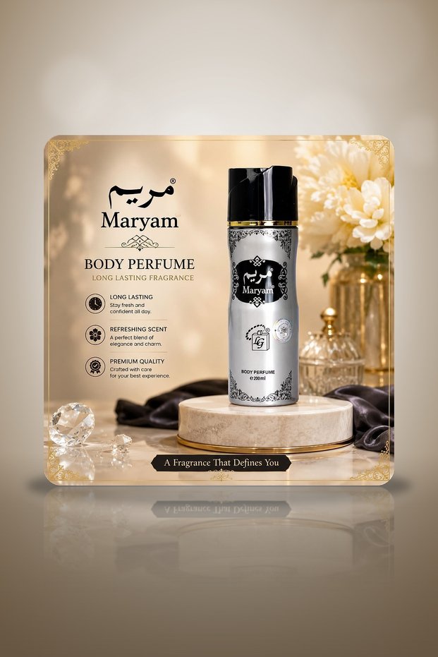 Silver Body Perfume Spray 200 ml