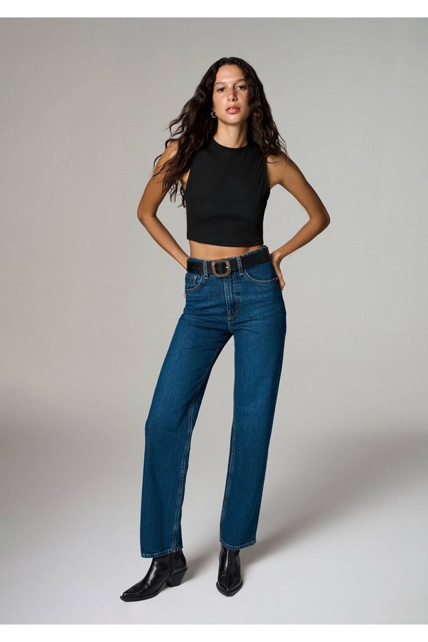 Women's Navy Blue M1010627-90531 Sky Pants