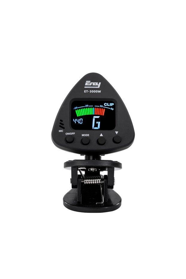 eno ET 3000W Wind Instruments Tuner Supports Mic & Clip-on Tuning Modes for Saxophone Clarinet Trump