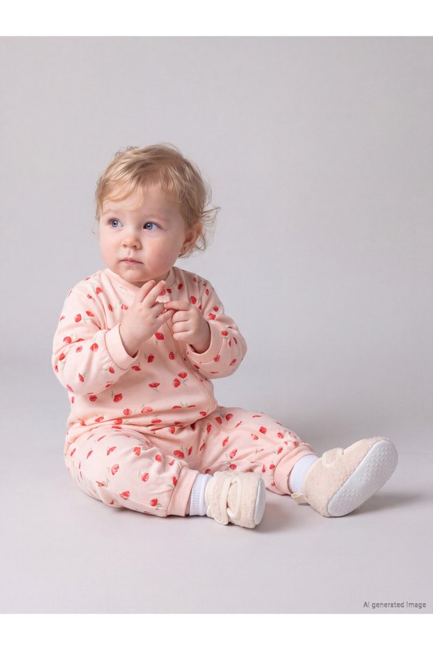 Sparkling Selections from Shining Store: Embroidered 1.6 Tog Girl's Baby Romper