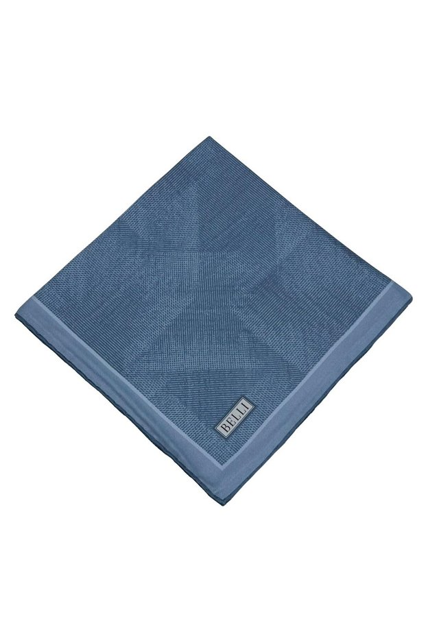 Silk Scarf - 4201-34 Indigo Twill