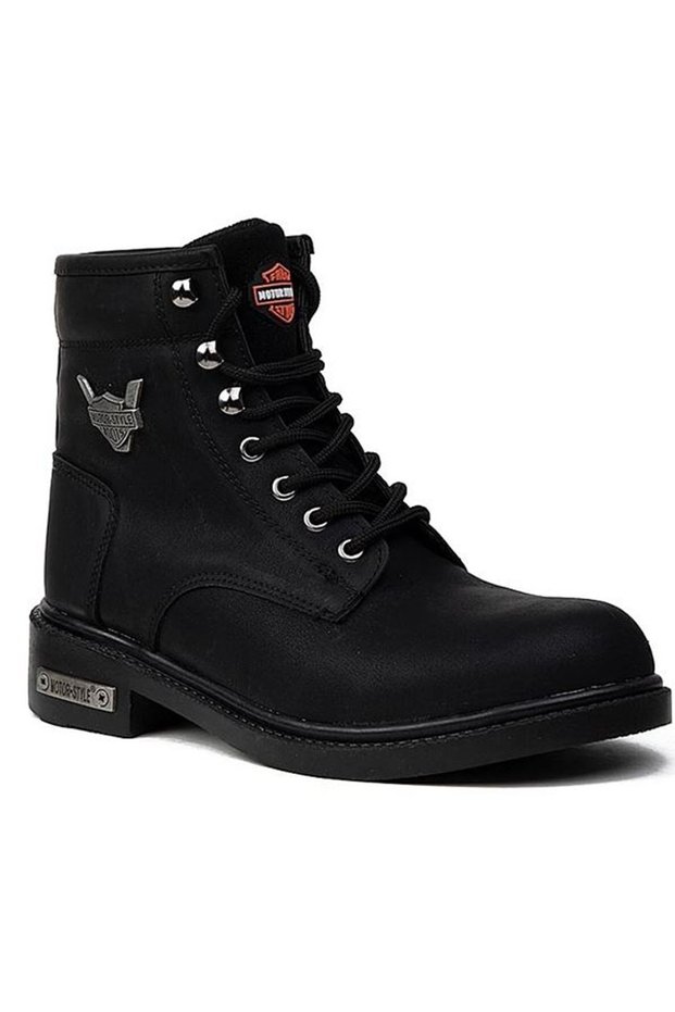 Unisex Winter Long Durable Rubber Sole Boots Outdoor Boots Black