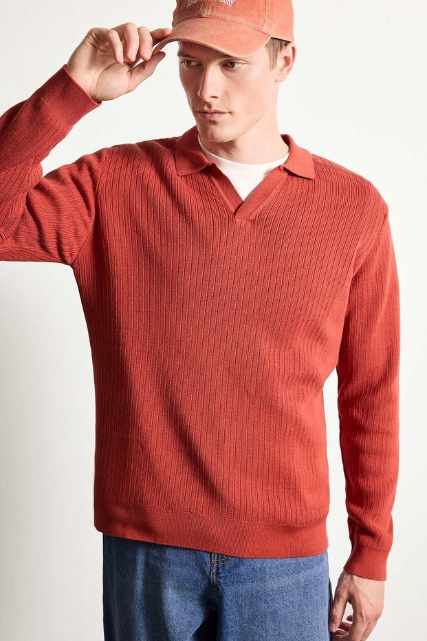 100% Cotton Standard Fit Knitwear Sweater G4510Ax25Wn