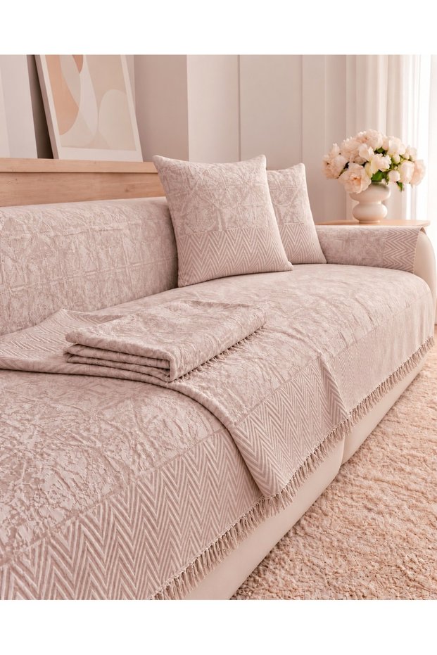 Sapphire Patterned Sofa Cover 180X220 cm Sofa Bed Sofa Cover