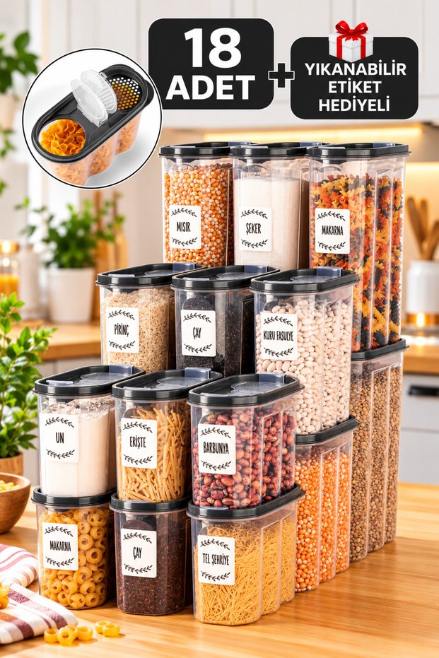 18-Piece Oval Food Storage Container
