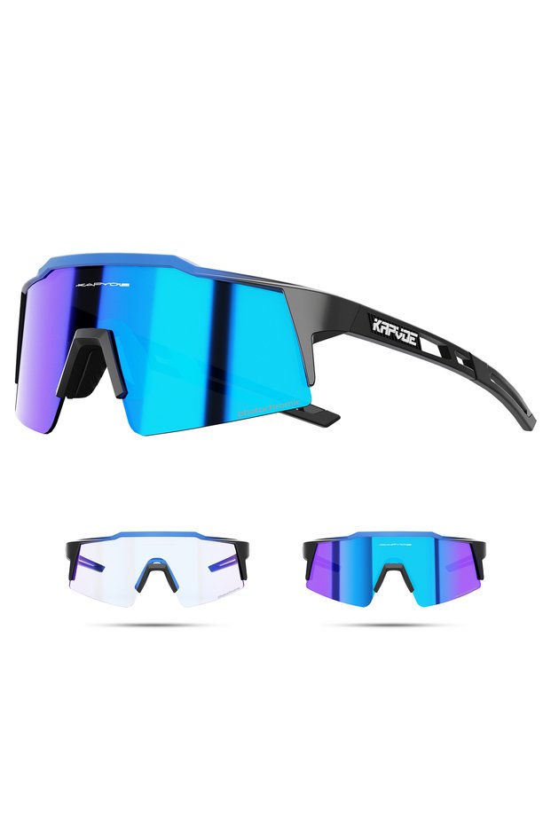 Photochromic 1LENS BL-1L-07 Photochromic Cycling Sunglasses for Men Glasses Fashion Mo