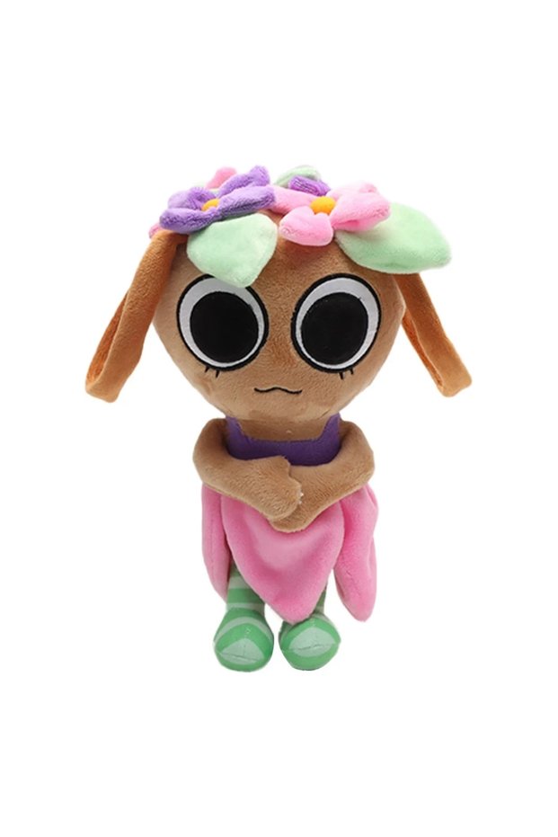 X New Dandy's World 35cm Plush Cute Dandy World Scrap Stuffed Horror Game Goob Pebble Plushie