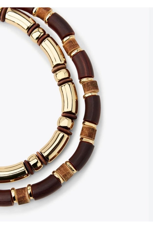 Zr double necklace