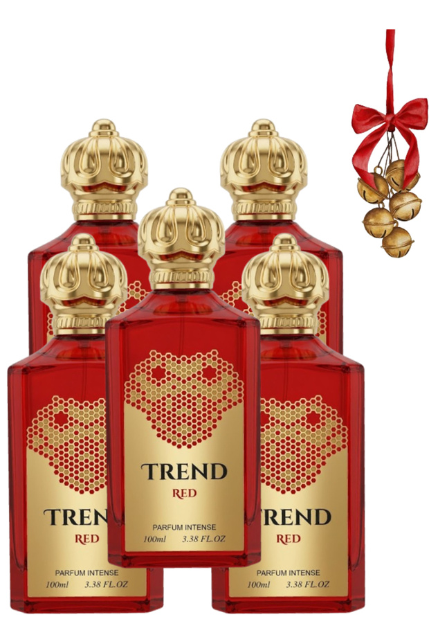 5 قطع عطر أحمر 100 مل