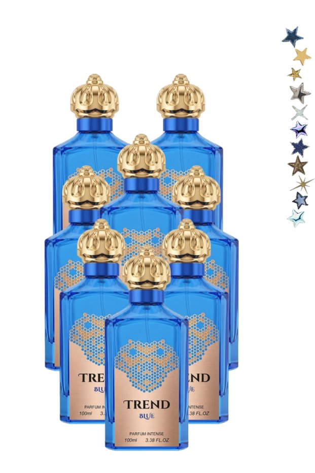 8 قطع عطر أزرق 100 مل