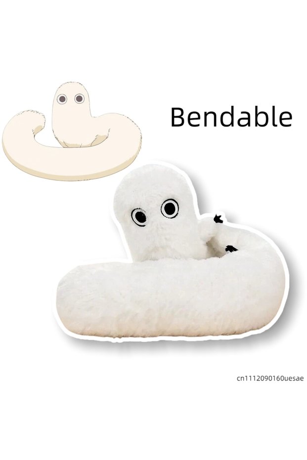 40cm white 40cm Bendable Fudemushi Pen Bug Plush Doll Witch Hat Atelier Same Style Raising Pen Worms