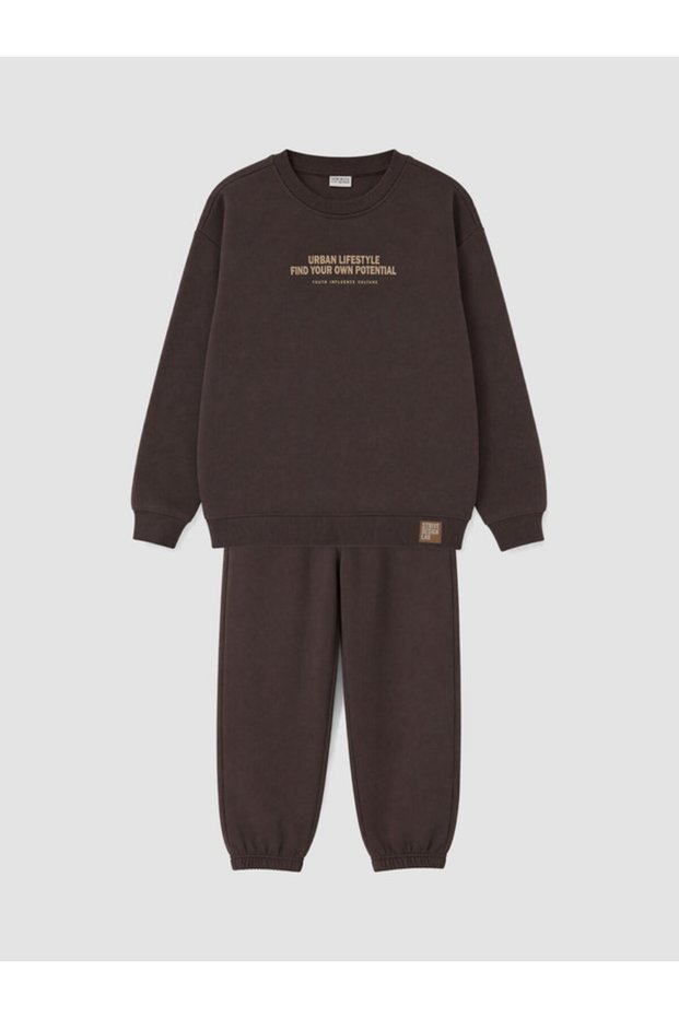 Rmz Gi̇yi̇m Farkiyla Boys' Thick Tracksuit Set