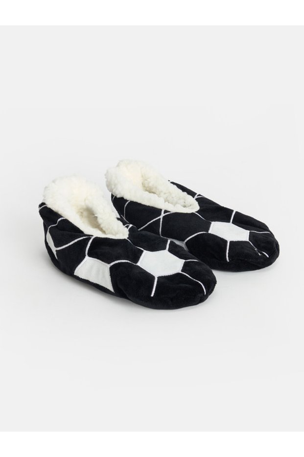 RMZ APPAREL: Embroidered Soccer Ball Boys' Slippers