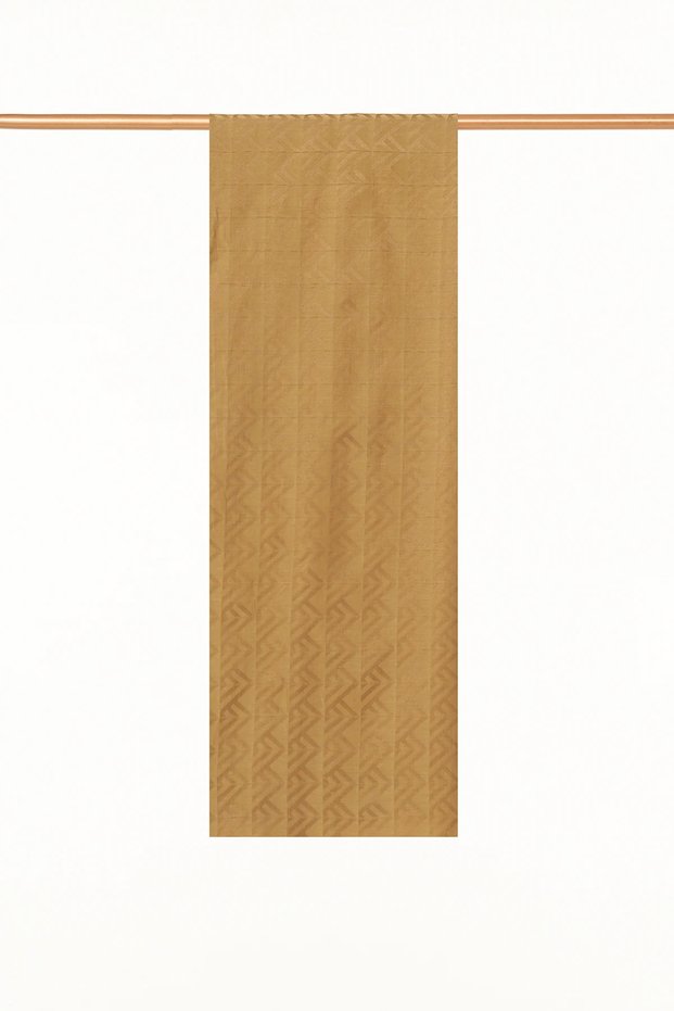 Monogram Patterned Cotton Shawl, Olive