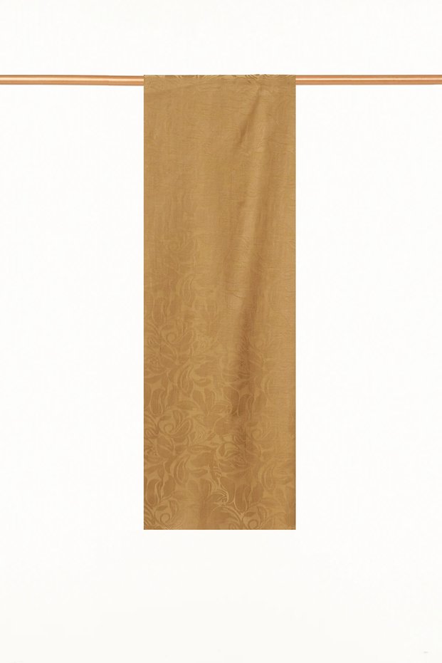 Abstract Floral Print Cotton Shawl, Olive