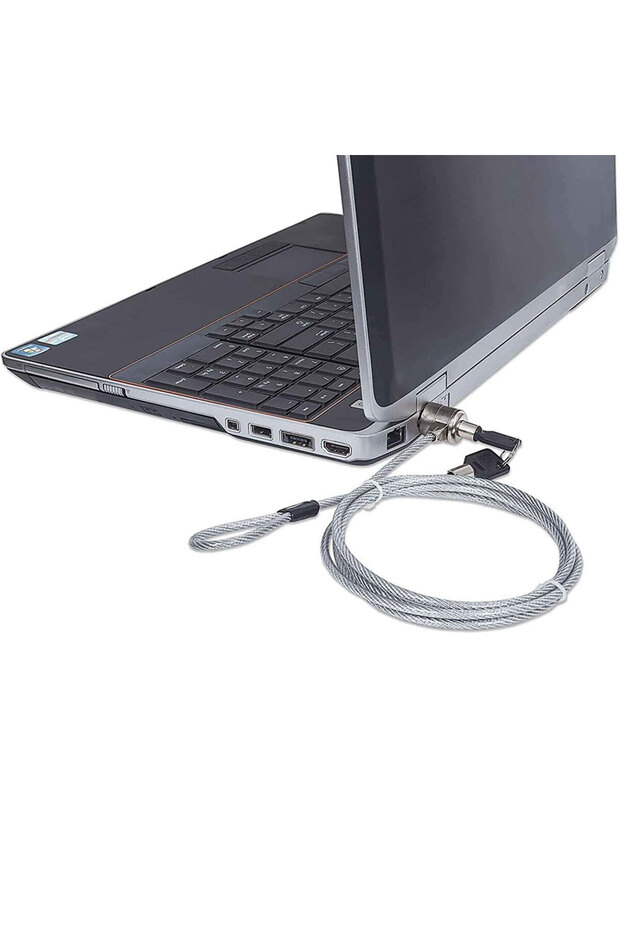 Keychain laptop lock, monitor lock