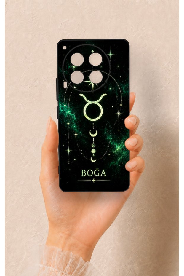 Tecno Camon 30 Compatible Taurus-Themed Patterned Silicone Case