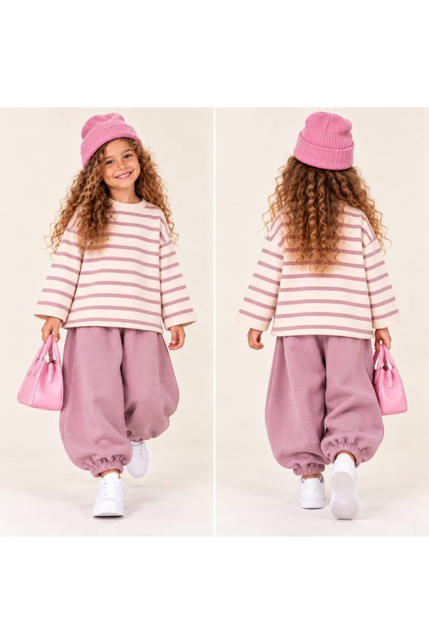 Girls' Striped Set