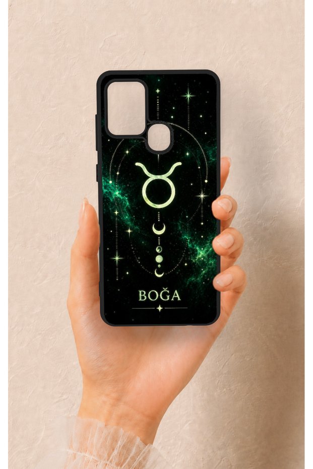 Samsung A21S Compatible Taurus-Themed Patterned Silicone Case