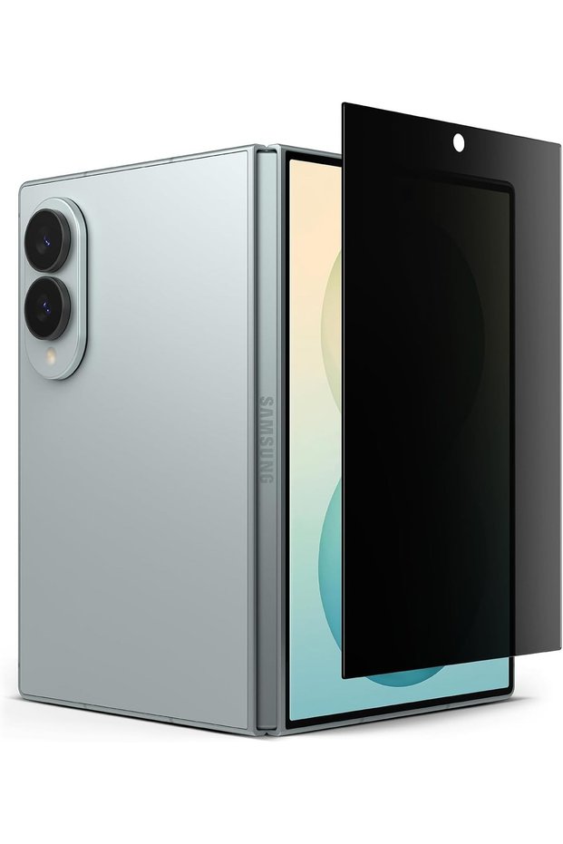 Screen Protectors For Samsung Galaxy Z Fold 8 | Cover Display Easy Slide 360° Privacy Tempered Glass | 2 Pack