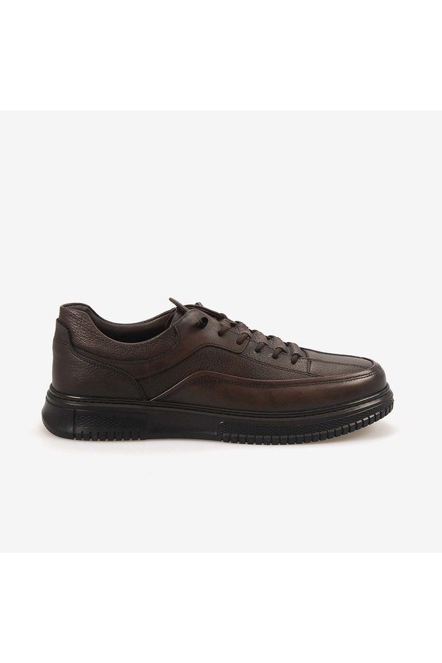 Men's Genuine Leather Casual Shoes with Rubber Soles 3618