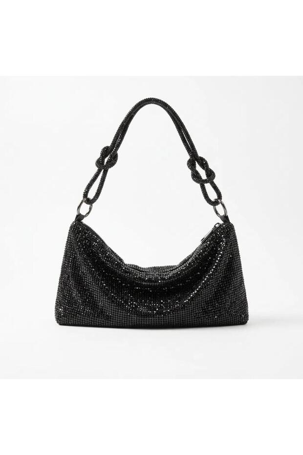 3058 حقيبة سهرة سوداء