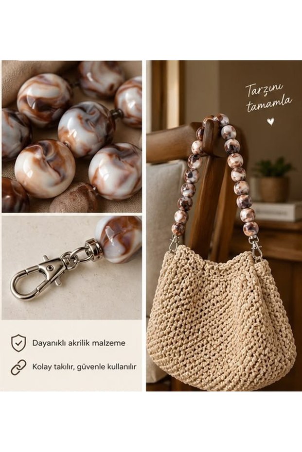 ACRYLIC BAG HANDLE 45 cm (Round / Flat Model)