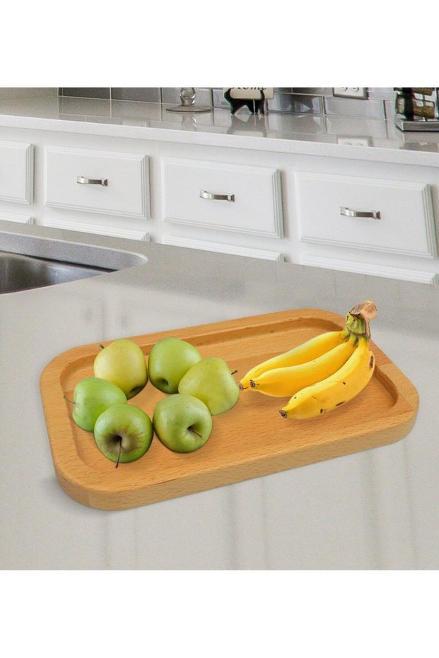 Natural Solid Wood Serving Platter