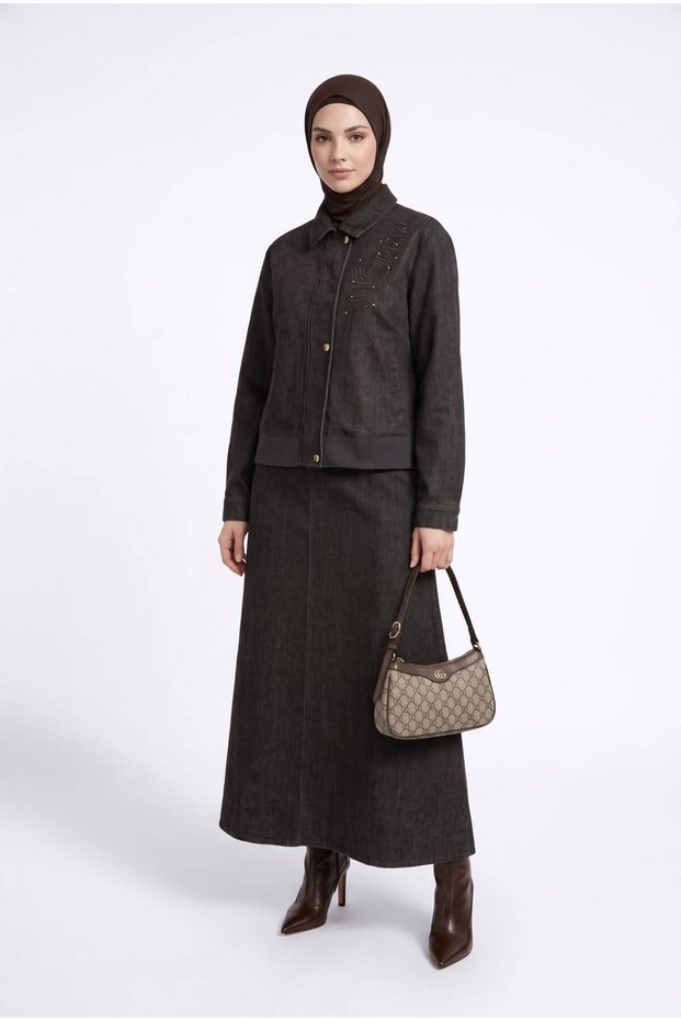 Collar Detail, Zip Detail, Lined, True to Size Skirt Suit