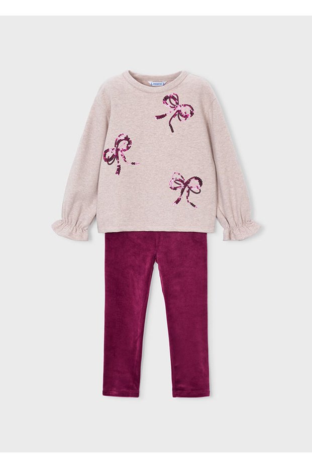 Girls' Leggings Set - Framboise 4739