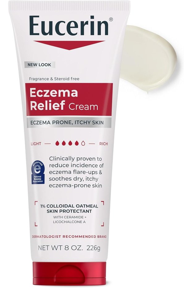 Relief Cream - Full Body Lotion for -Prone Skin - 8 oz. Tube