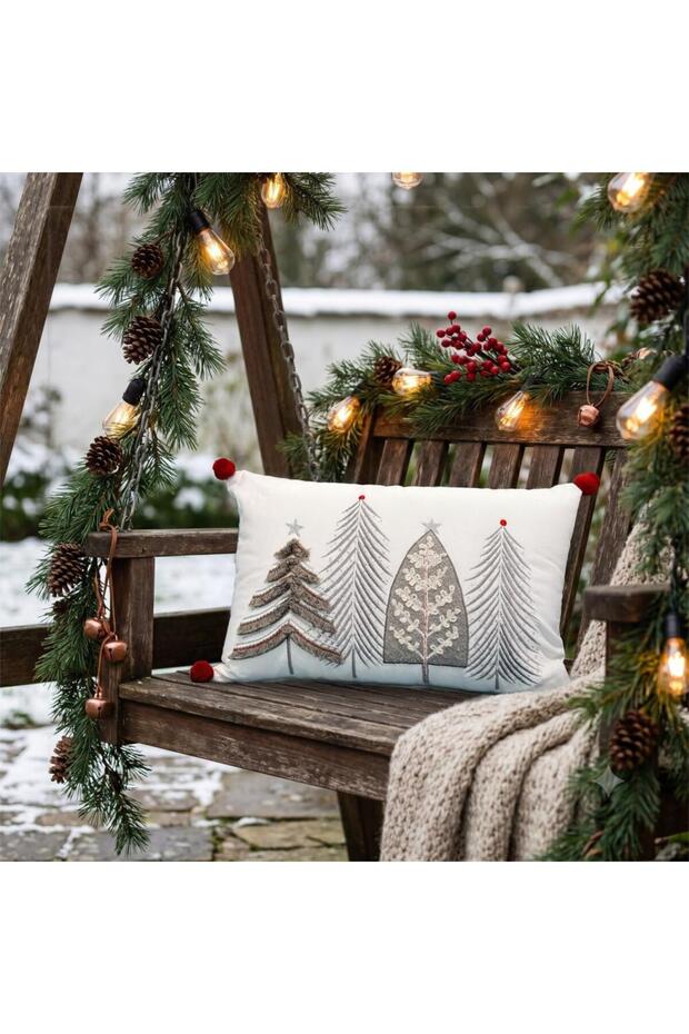 Elına Cushion 30x45, White