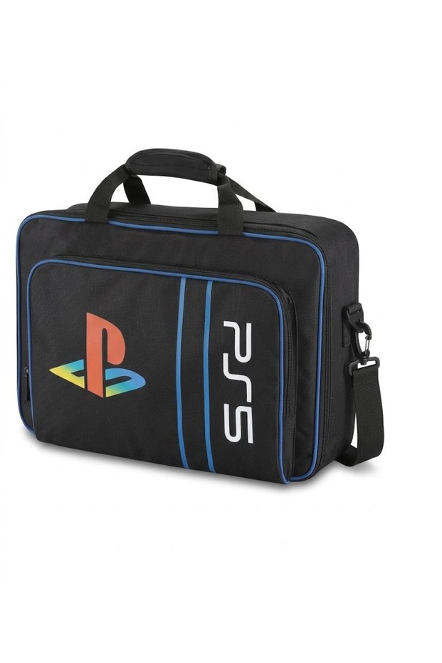 حقيبة كتف ويد لجهاز بلايستيشن 5 (PS5) - مضادة للصدمات والماء، واسعة لأذرع التحكم والإكسسوارات