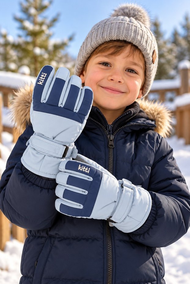 KITTI K421-25 MEN'S 4-7 SNOW SKI GLOVES