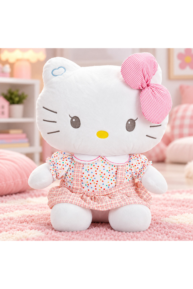 Hello Kitty Plush Toy with Skirt, 50 cm